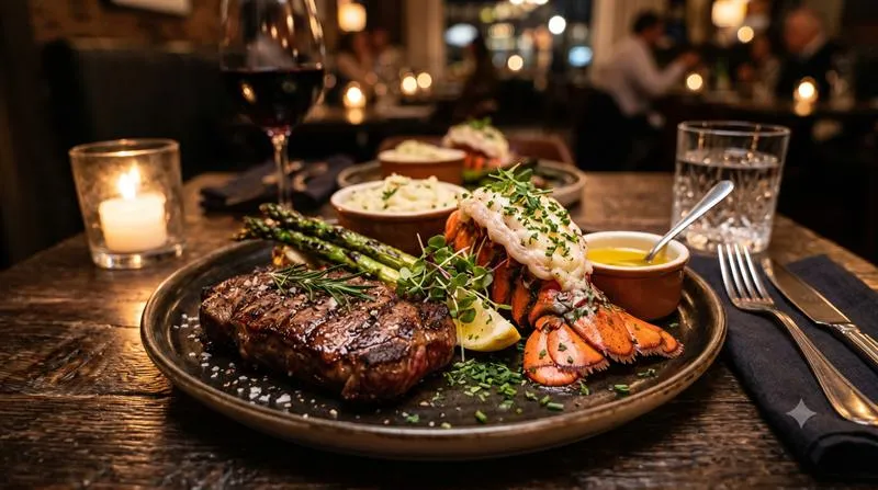 Steak and Lobster