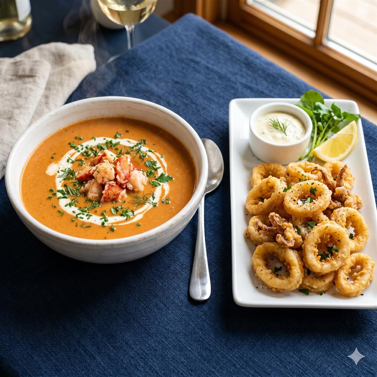 Hot Starters and Soups
